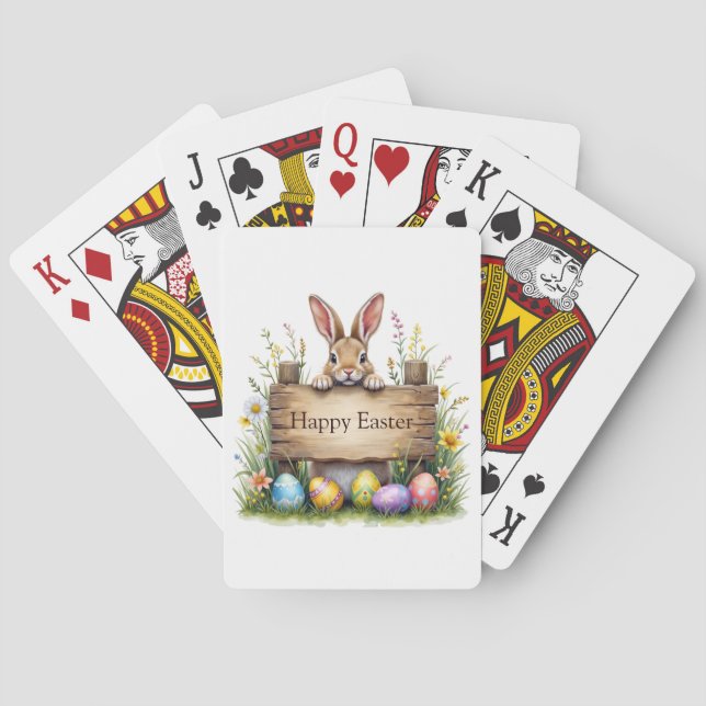 Uppspelningskort i påsk casinokort (Baksidan)