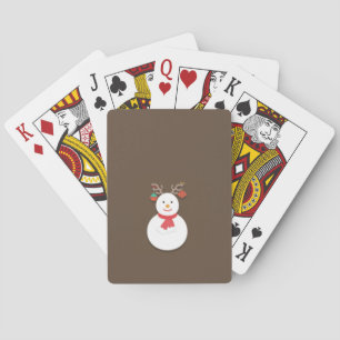 Uppspelningskort i snögubbe casinokort