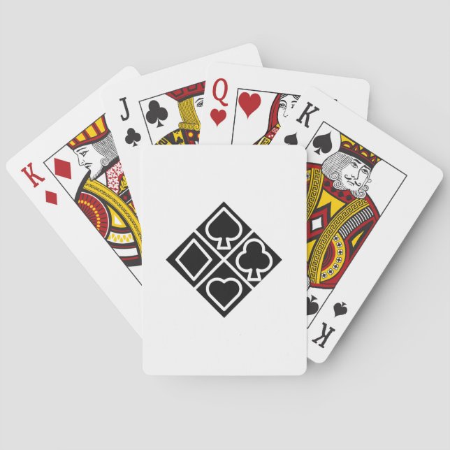 Uppspelningskort i spelare casinokort (Baksidan)