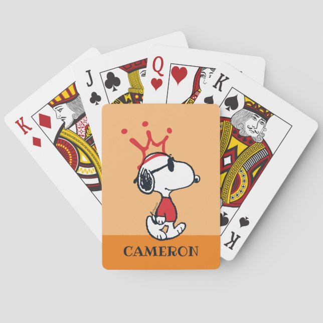 Uppspelningskort Joe Coola Krona Casinokort (Baksidan)