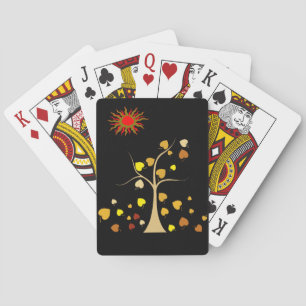 Uppspelningskort kärlek Träd Casinokort