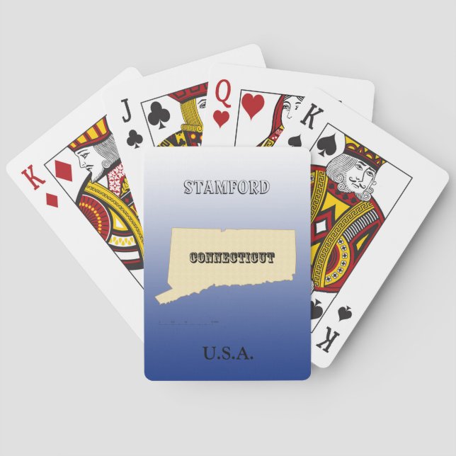 Uppspelningskort - Karta i anslutningsstaten med s Casinokort (Baksidan)