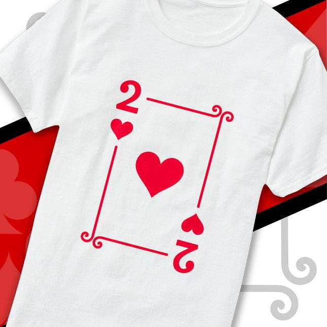 Uppspelningskort kostar två kort 2 av Hjärter T Shirt (Skapare uppladdad)