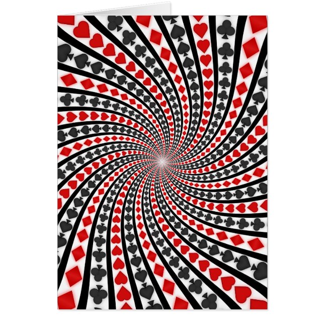 Uppspelningskort Kostym Spiral: Hälsningskort (Framsidan)