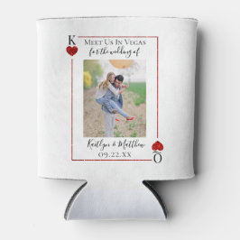 Uppspelningskort med Bröllop-foto Spara datum