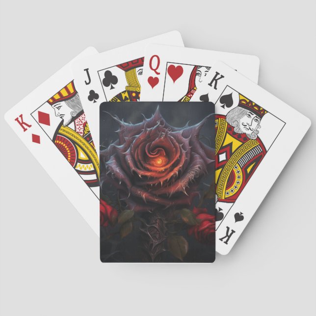 Uppspelningskort mörk Ro Casinokort (Baksidan)