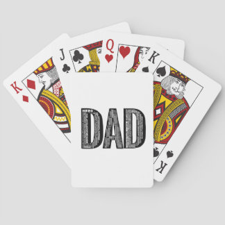 Uppspelningskort pappa Ord - Fars dag-gåva Casinokort