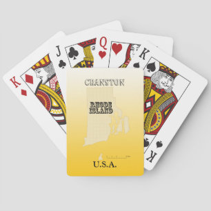 Uppspelningskort - Rhode island-staten Karta med s Casinokort