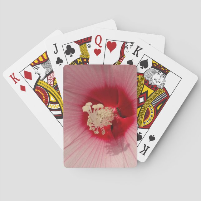 Uppspelningskort Rosa blomma Casinokort (Baksidan)