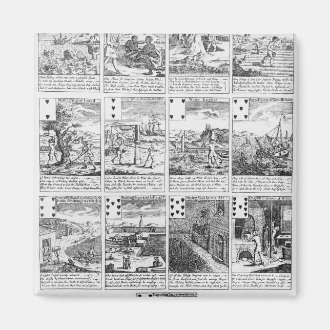 Uppspelningskort som satirar "bubbelventilation" magnet (Framsidan)