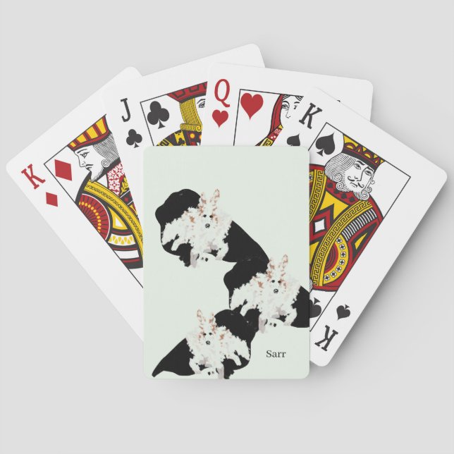 Uppspelningskort: Tävling Casinokort (Baksidan)