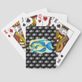 Uppspelningskort - Vattenfärgsserie: Angelfish Casinokort