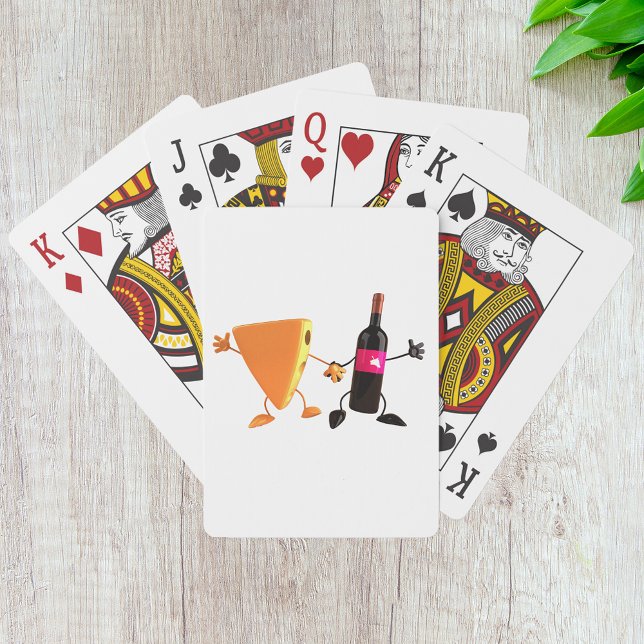 Uppspelningskort vin och ost casinokort (Skapare uppladdad)