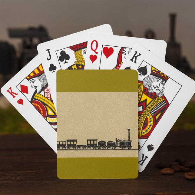 Uppspelningskort vintage Tåg Casinokort (Skapare uppladdad)