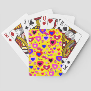Uppspelningskortets Gult - regnbåge Casinokort