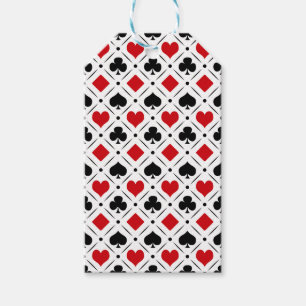 Uppspelningskortets kostym-symboler presentetikett