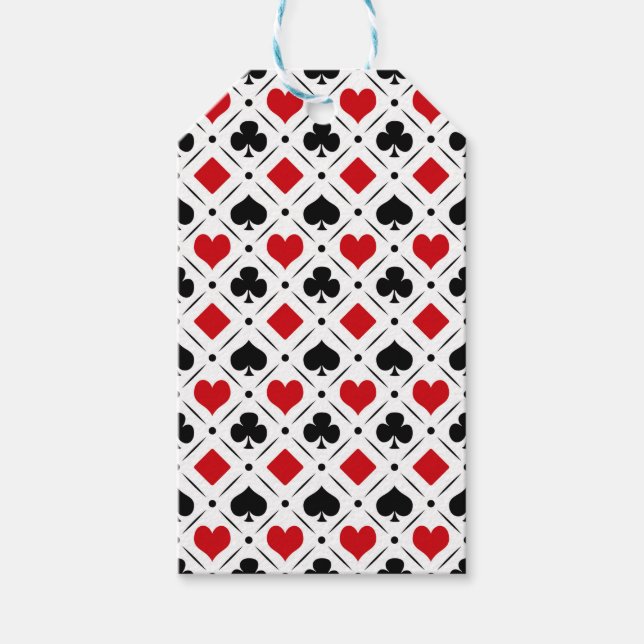 Uppspelningskortets kostym-symboler presentetikett (Framsidan)