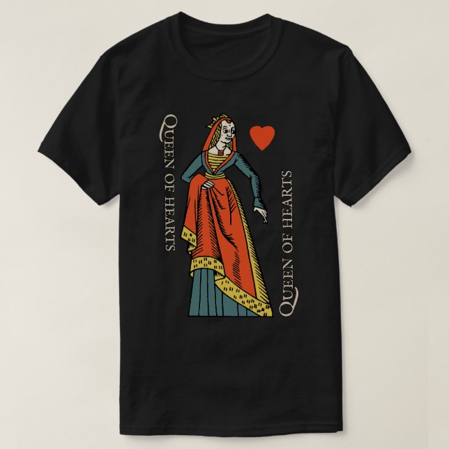 Uppspelningskortets teckenkortsdäck t shirt (Design framsida)
