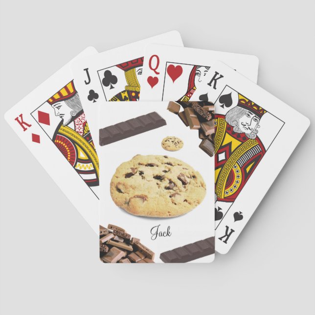Uppspelningskortsdekorfärg Chip Casinokort (Baksidan)