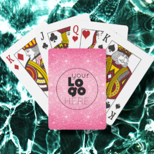 Uppspelningskortsuppsättning för Business Logotyp Casinokort