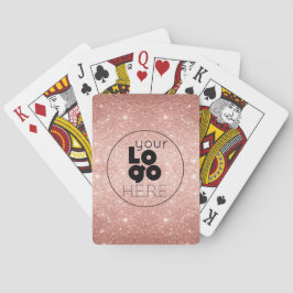 Uppspelningskortsuppsättning för Business Logotyp  Casinokort
