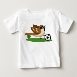 Uppspelningslist för Cute Tecknad Sparrow T Shirt