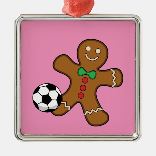 Uppspelningslist för pepparkaksgubbe julgransprydnad metall (Framsidan)