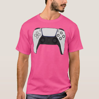 Uppspelningsstation 5 Spelstyrenhet för tecknad T Shirt