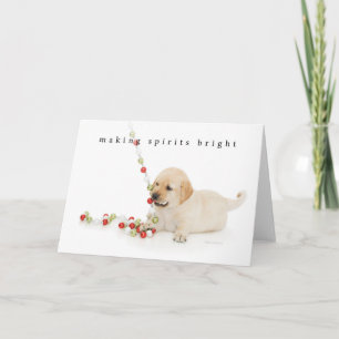 Uppspelningstid för helgdag Puppy Helgkort
