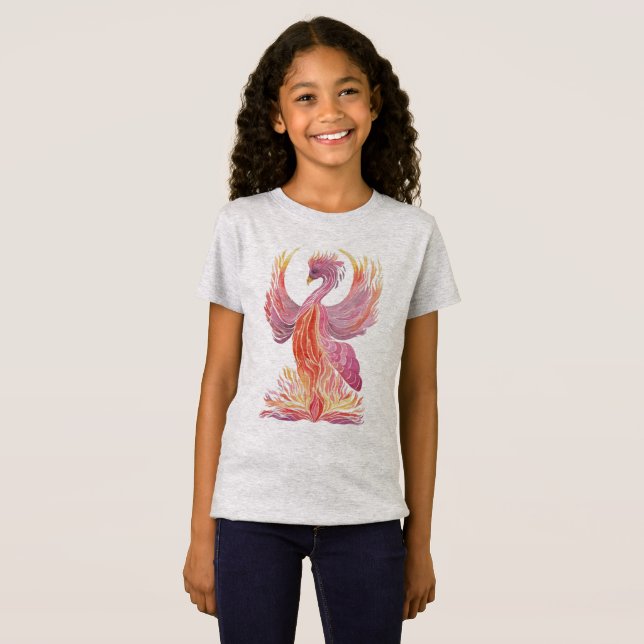 Uppstå Fenix T Shirt (Hel framsida)