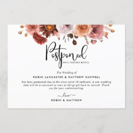 Uppställd evenemangsinbjudan, Burgundy Blush-kort Inbjudningar