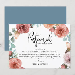 Uppställd evenemangsinbjudan Dammtorpet blå persik Inbjudningar