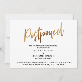 Uppställt Bröllop Guld Typografi Annonsering Inbjudningar