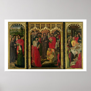 Uppståndelse av den Lazarus triptychen; Lyfta av Poster