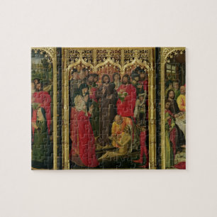 Uppståndelse av den Lazarus triptychen; Lyfta av Pussel