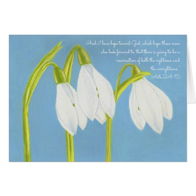 UppståndelsehoppScripture OBS Kort (Framsidan Horizontal)