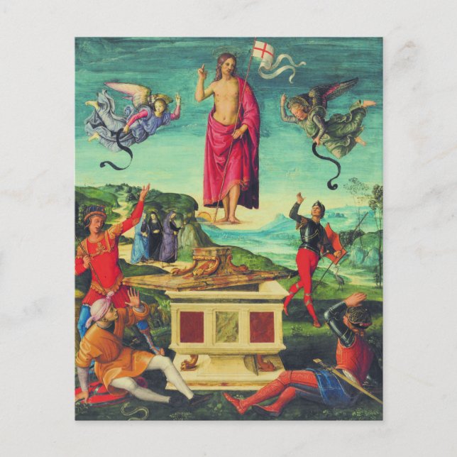 Uppståndelsen av Jesus Kristus av Raphael (Framsida)