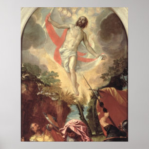 Uppståndelsen av Kristus (olja på kanfas) Poster