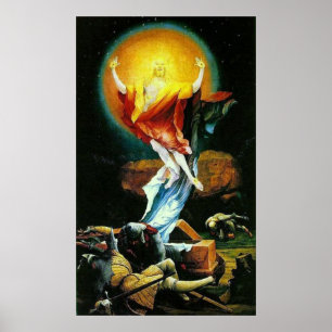 Uppståndelsen av Kristus vid Grunewald Poster