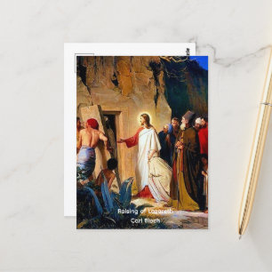 Uppståndelsen av Lasarus, Carl Bloch, Vykort