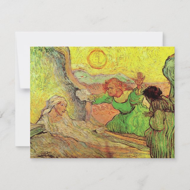 Uppståndelsen av Lazarus av Vincent van Gogh (Framsida)