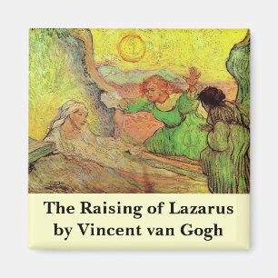 Uppståndelsen av Lazarus av Vincent van Gogh Magnet
