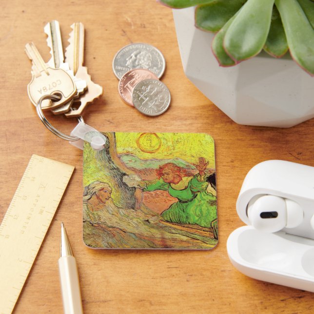 Uppståndelsen av Lazarus av Vincent van Gogh Nyckelring (Skrivbord)