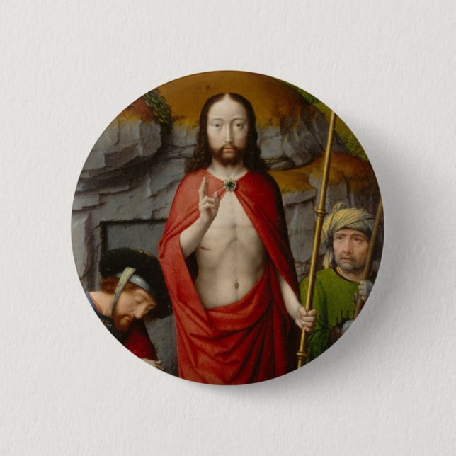 Uppståndelsen, med vallfärdar av Emmaus Knapp (Framsida)