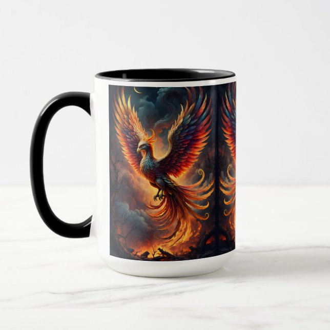 Uppstigande Fenix Mugg (Vänster)