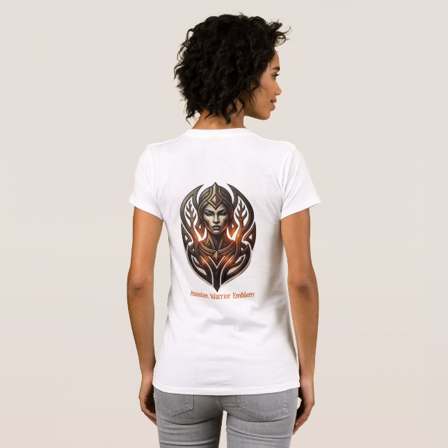 Uppstigande Krigaresymbol T Shirt (Hel baksida)