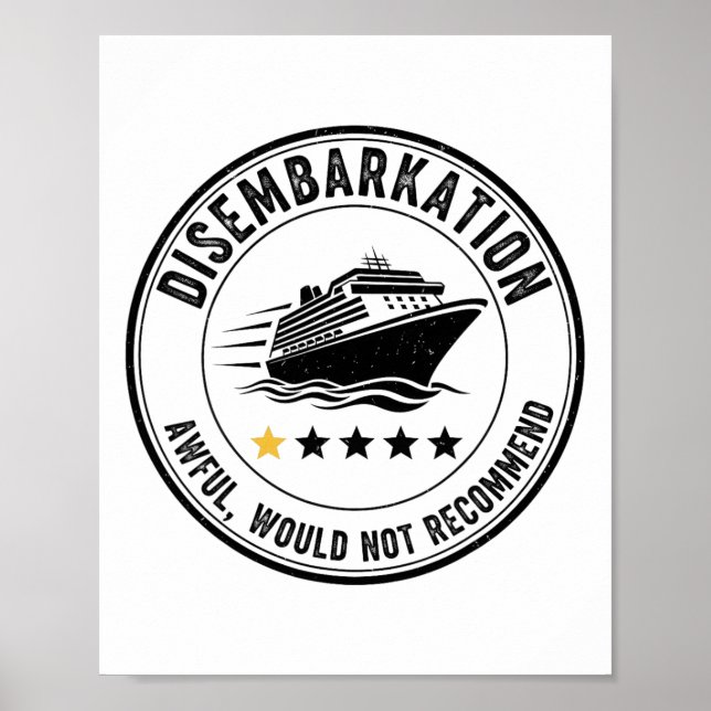 Uppstigning - Förfärlig skulle inte rekommendera 3 Poster (Framsidan)