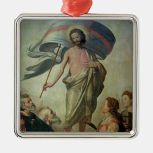 Uppstigningen av Kristus, 1595 (olja på panel) Julgransprydnad Metall