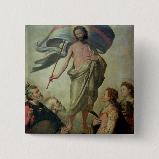 Uppstigningen av Kristus, 1595 (olja på panel) Knapp (Framsida)