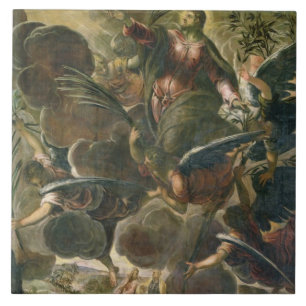 Uppstigningen av Kristus (frescoen) Kakelplatta
